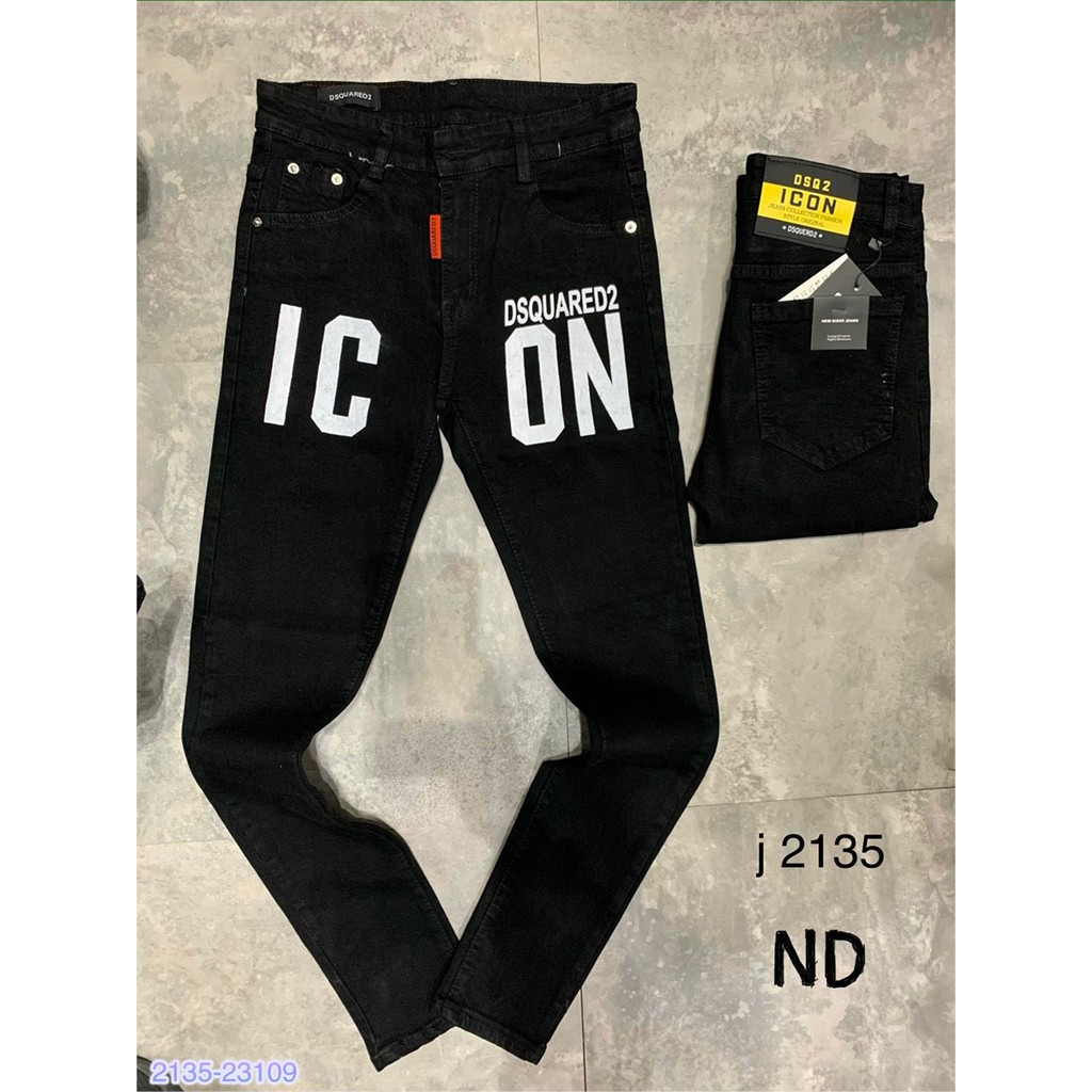 QUẦN BÒ NAM DSQ CAO CẤP_ JEAN BÒ CO GIÃN ỐNG CÔN | BigBuy360 - bigbuy360.vn