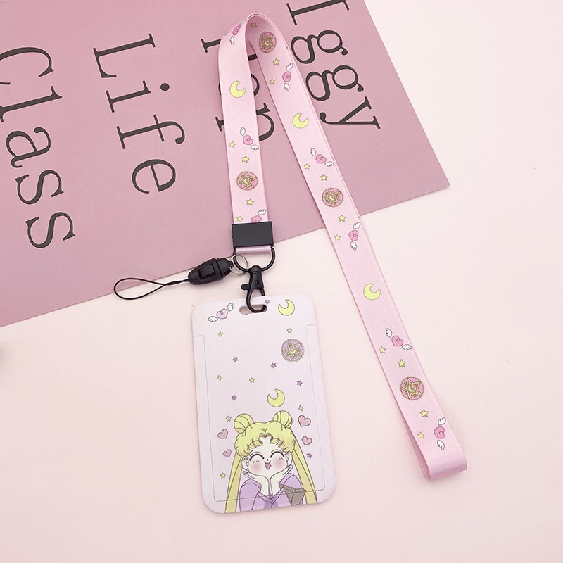 Bao Đựng Thẻ Tên Hoạ Tiết Hoạt Hình Cho Học Sinh