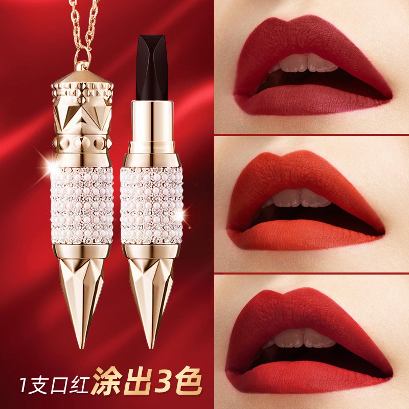 3.8g Son trang điểm PFFEE 3 trong 1 chống thấm nước lâu trôi thiết kế vỏ hình vương miện đính đá sang trọng