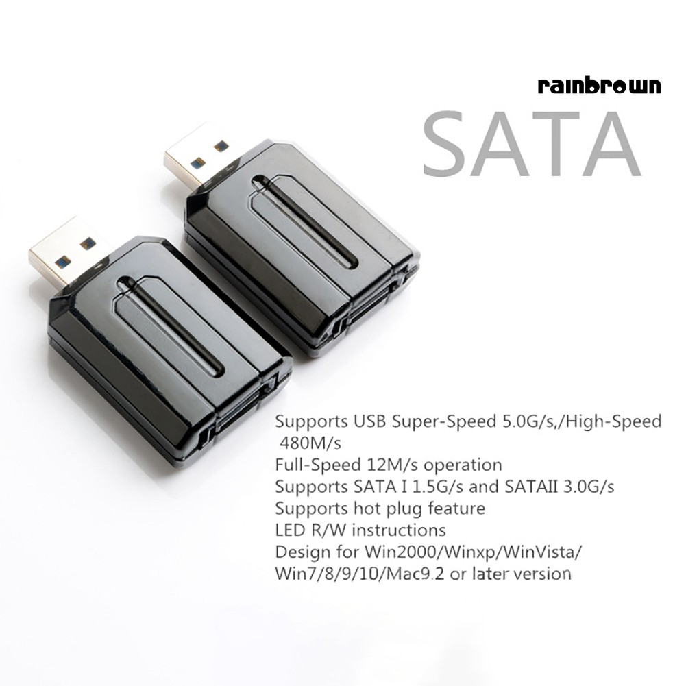 Bộ Chuyển Đổi / Rxl / Usb 3.0 2.0 Sang Esata / Sata 5gbps Cho Laptop Pc