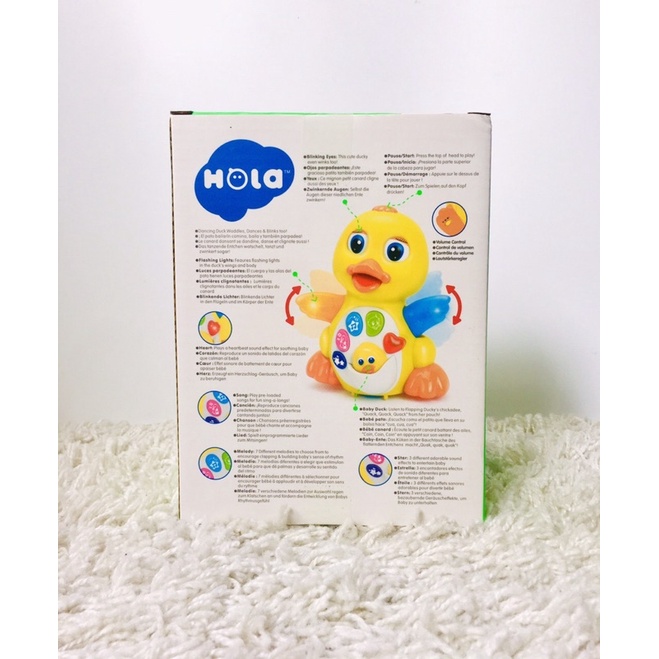 Vịt bin Hola toys.Vịt con biết hát.Đồ chơi thông minh 808.