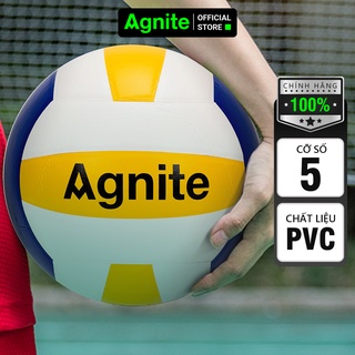 Bóng chuyền da động lực Agnite cao cấp PVC cỡ số 5 bản tiêu chuẩn