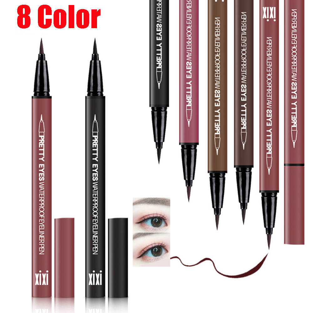 [Hàng mới về] Bút kẻ mắt dạng lỏng lâu trôi chống thấm nước nhanh khô mềm mượt độc đáo cho nữ