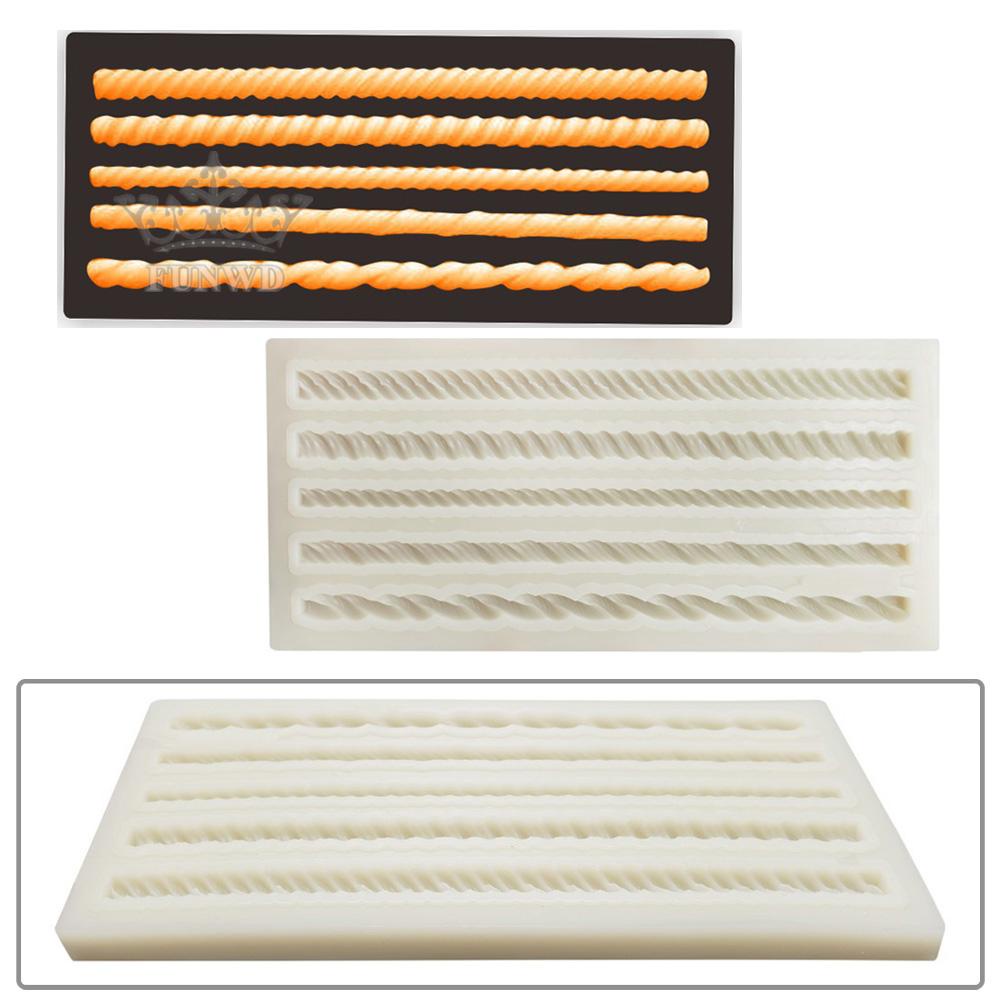 【FUNWD】Cake Mould Kitchen Tool Silicone Sugarcraft Tool Accessory Assembly Decor