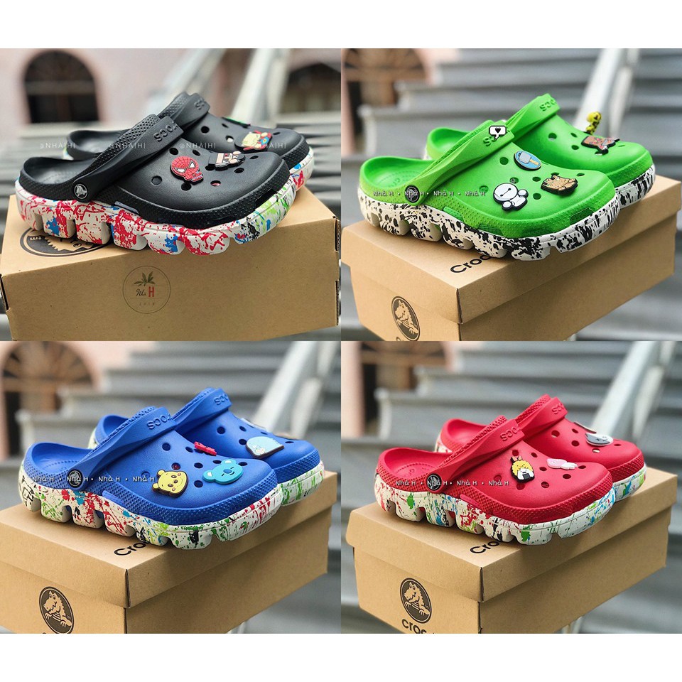 Dép sục Cross đế vảy sơn full 8 màu đủ size 35 đến 42 cho nam và nữ