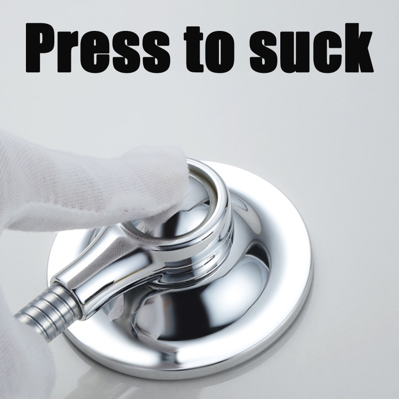 Giá Đỡ Vòi Hoa Sen Gắn Tường Có Cốc Hút Xoay Được Tiện Dụng