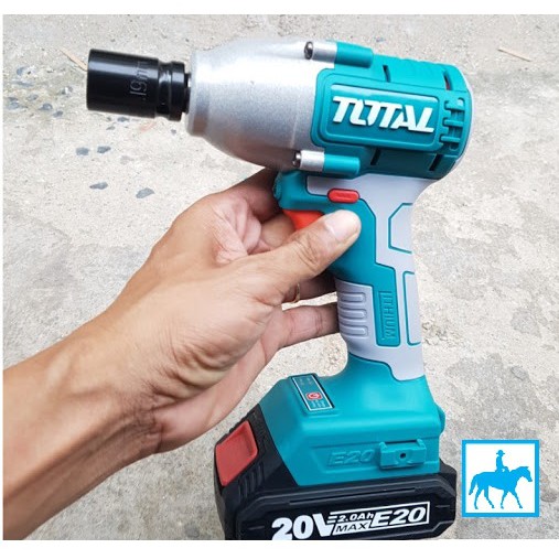 Máy Bắt siết Bulong Đầu 1/2inch Dùng Pin Sạc 20V TOTAL TIWLI20010