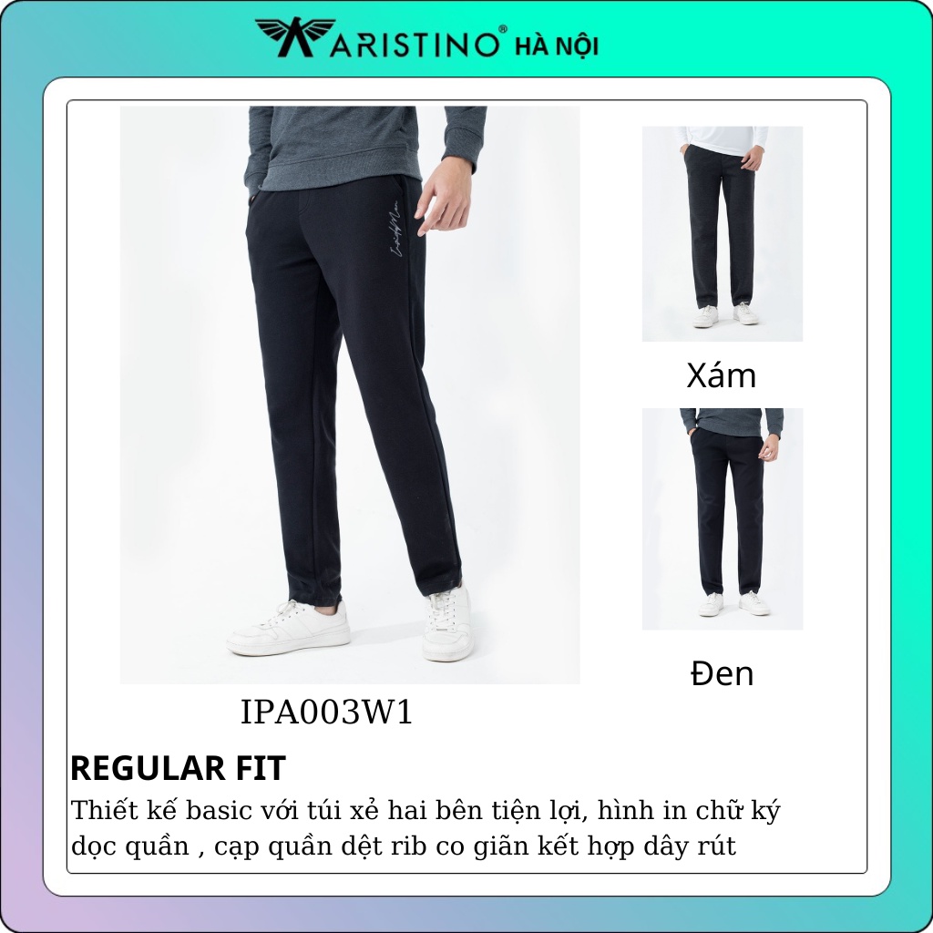 Quần dài thu đông Insidemen túi xẻ hai bên suông nhẹ  IPA003W1