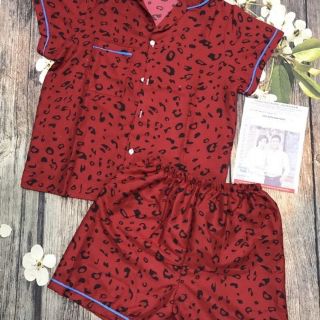 Bộ pịama cộc quần đùi_chất kate