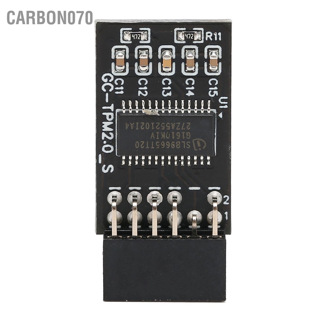 Carbon070 Mô-đun bảo mật mã hóa TPM 2.0 cho giao diện GIGABYTE 12Pin LPC thẻ từ xa cao