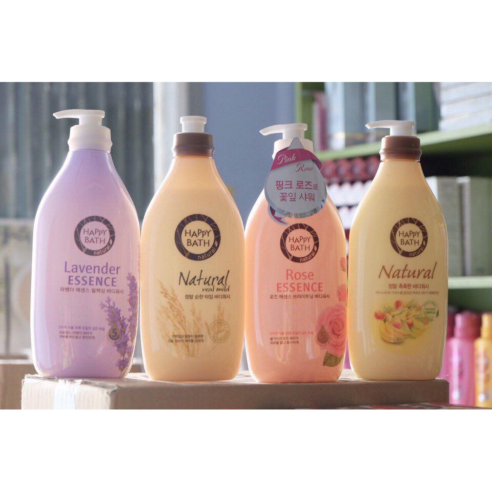 Sữa tắm Happy Bath gạo 900ml