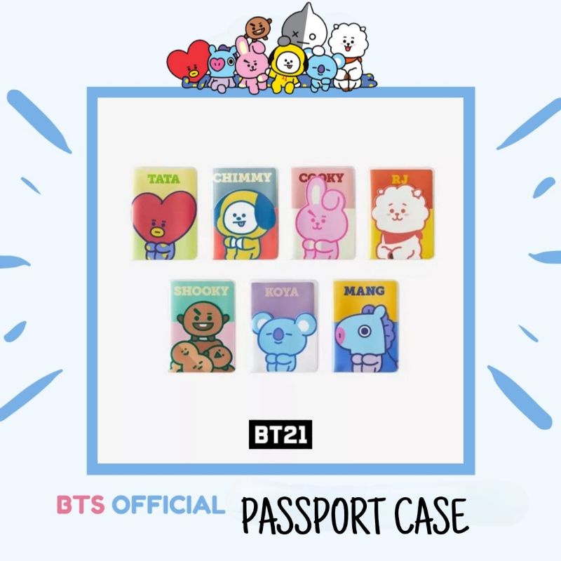 BT21 OFFICIAL, BỌC HỘ CHIẾU - PASSPORT CASE (Line friends)