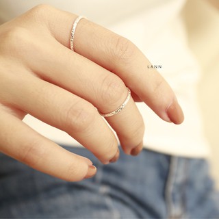 Nhẫn thân rỗ BẠC S925 LANN R210