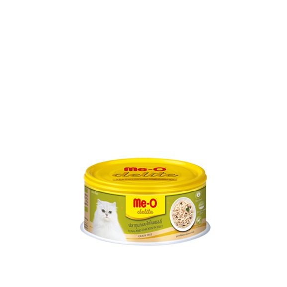 Thức ăn ướt, Pate lon Me-O Delite cho mèo con, mèo trưởng thành- 80g