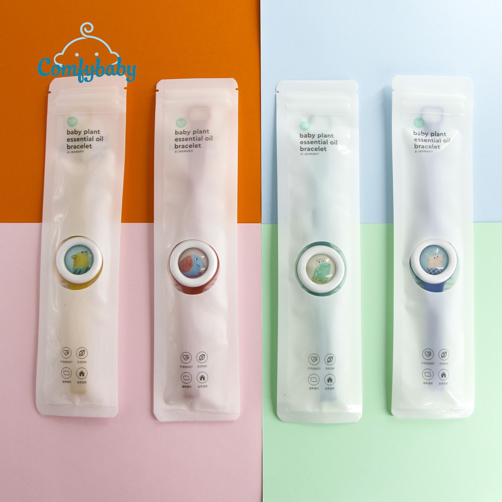 Đồng hồ chống muỗi cho bé KUB - Comfybaby hương tinh dầu tự nhiên
