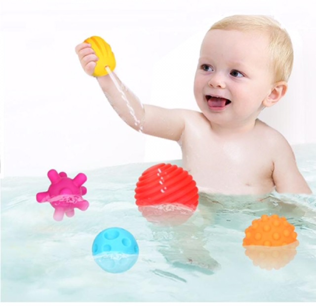 Set 6 Bóng Giác Quan - Tư Duy - Phát Triển Thị Giác - Xúc Giác - Thính Giác - Giáo Cụ Montessori - Đồ CHơi Sơ Sinh