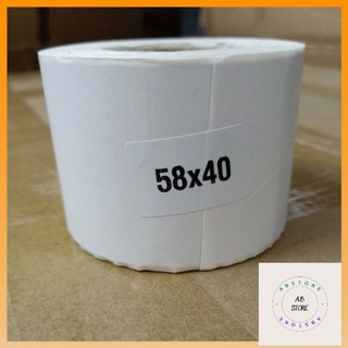 Giấy in tem mã vạch , decal nhiệt khổ 58x40