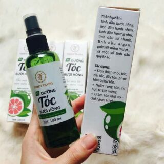 Xịt dưỡng tóc bưởi hồng