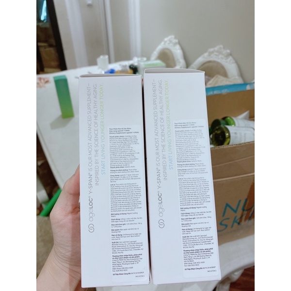 Viên Thanh Xuân ageloc yspan nuskin 180 - 120 viên, yspan Nuskin