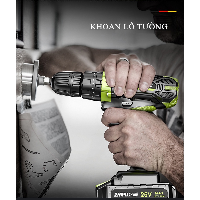 Máy Khoan Pin Cầm Tay 12V, 16.8V Và 25V – Một Sản Phẩm Của Zhipu