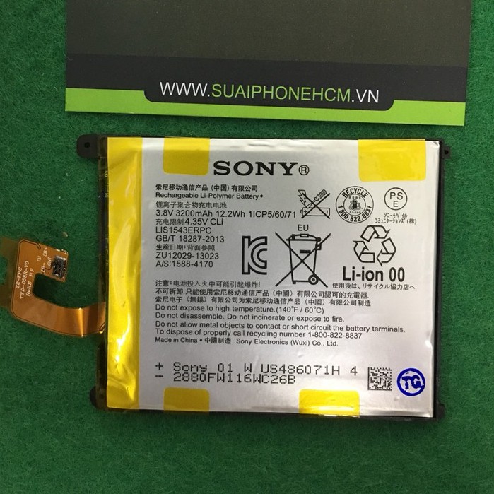 Pin Sony Xperia Z2 zin mới bảo hành 6 tháng