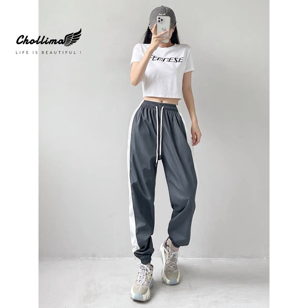 Áo thun croptop tay lỡ Chollima in chữ FEMNESE AT451 chất vãi dày dặn co giãn 4 chiều