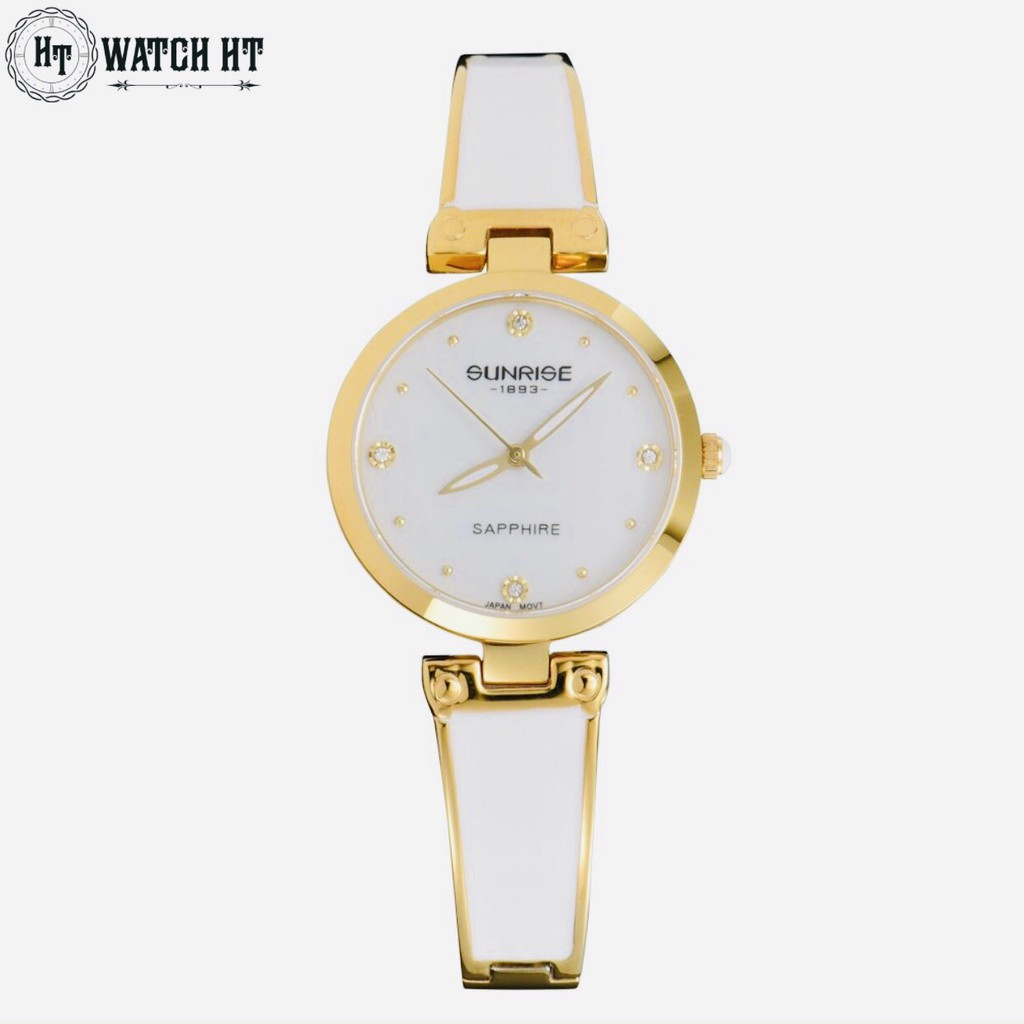 Đồng hồ nữ SUNRISE 9991SB, Vành Đá sang trọng,full hộp thẻ chính hãng, Kính Sapphire chống xước chống nước tốt | BigBuy360 - bigbuy360.vn