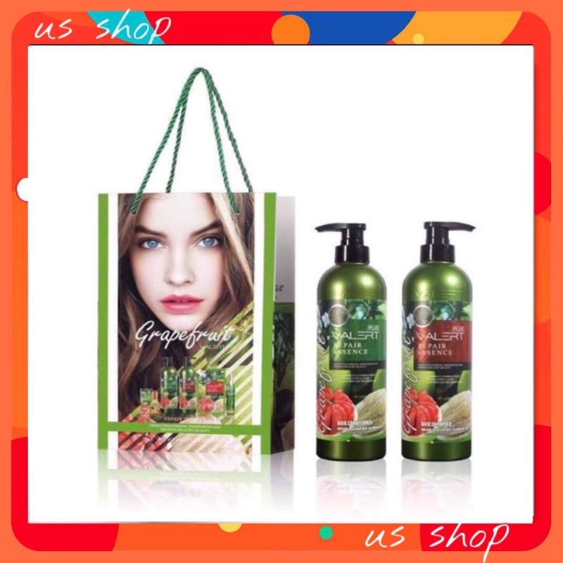Combo dầu gội dầu xả bưởi 1700ml 2 chai
