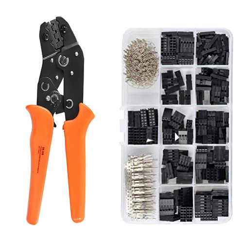 Combo Kiềm bấm cos dây điện AWG Sn-28b