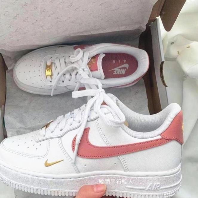 shopgiaykiencuongGiày thể thao AF1 vệt hồng, Giày Air Force 1 Essential Rust Pink phối đồ nữ siêu xinh 2022 Full box b