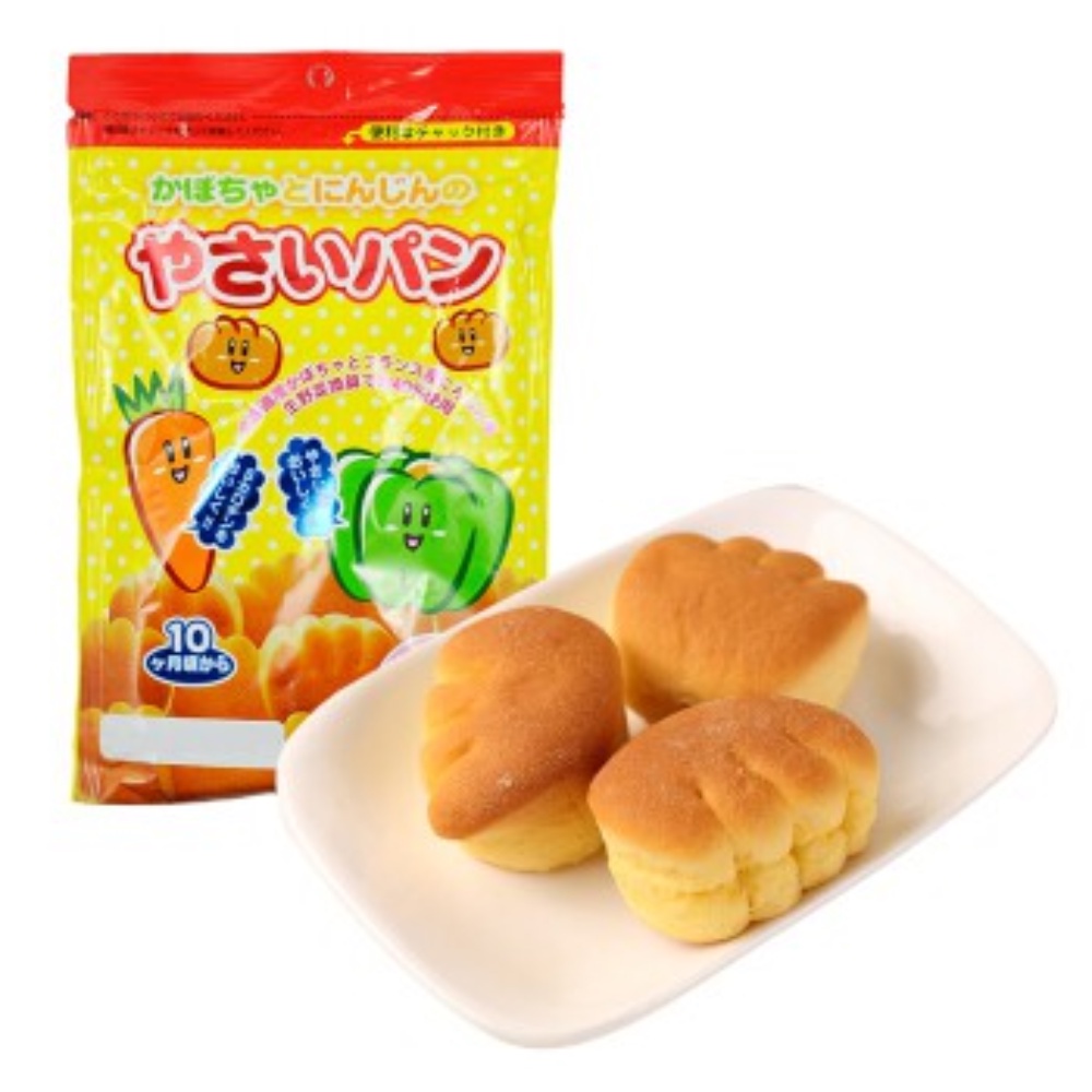 Bánh Mì Tươi Nén Đặc Tiện Lợi Kanet Mềm Tan Đầy Dưỡng Chất Nhật Bản Cho Bé Ăn Dặm