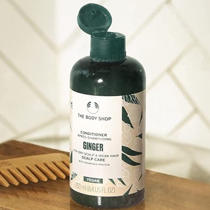 The Body Shop Ginger Conditioner Scalp Care - Dầu Xả Chiết Xuất Gừng Cho Tóc Khô Yếu &amp; Gàu 400ml