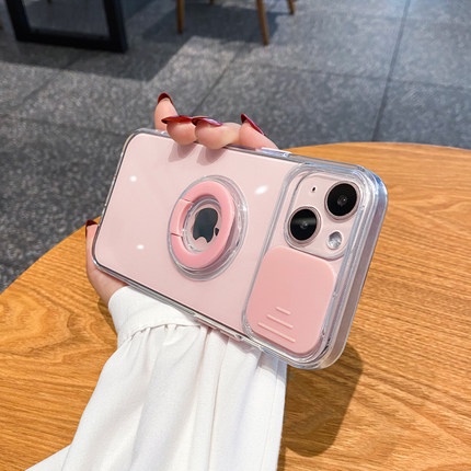 Ốp điện thoại từ TPU dẻo trong suốt màu gradient kèm giá đỡ nhẫn cho Iphone 13 Pro Max 12 11 Pro Max X Xs Xr 8 7 Plus | BigBuy360 - bigbuy360.vn