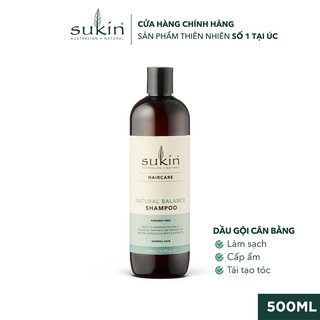 Dầu Gội Cân Bằng Chiết Xuất Từ Thiên Nhiên Sukin Natural Balance Shampoo 500ML