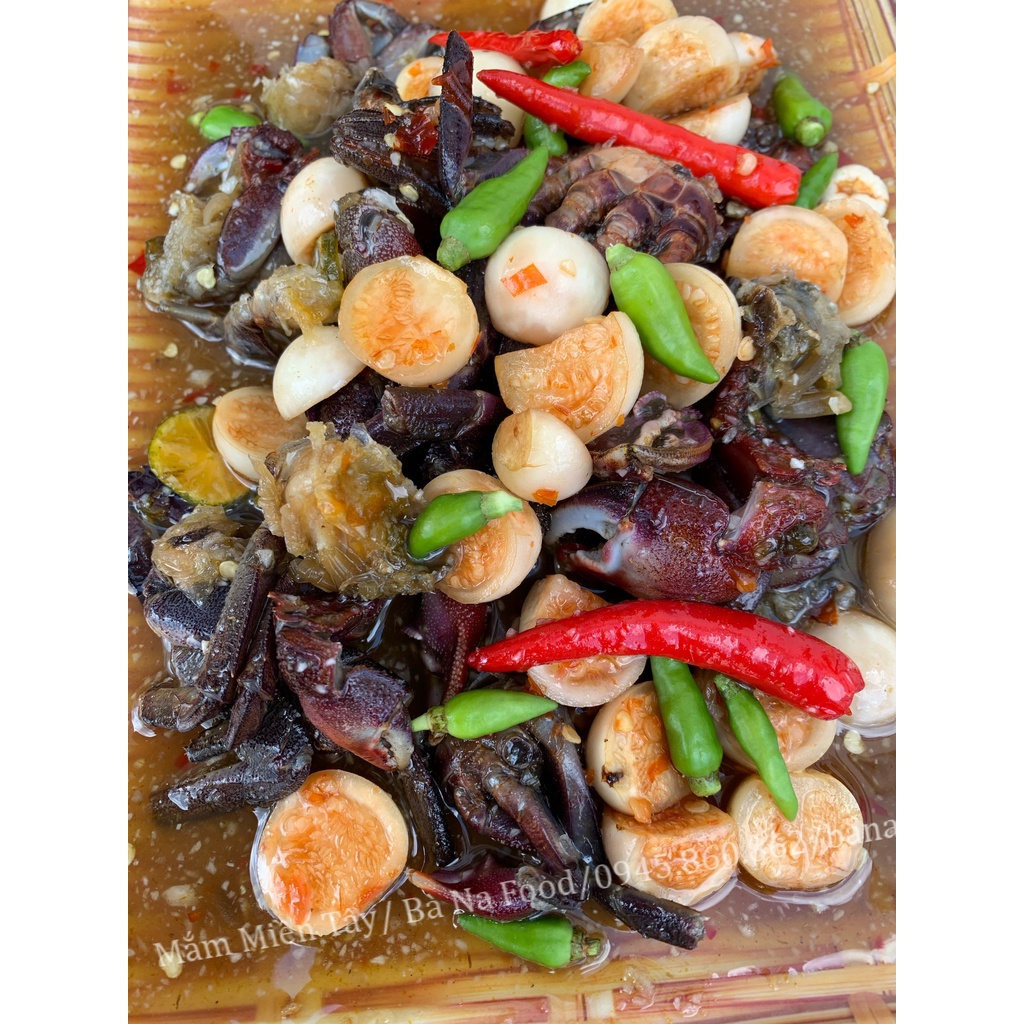 Ba khía trộn cà giòn ngon_1kg_thơm ngon