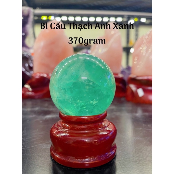 Bi Cầu Đá Xanh Fluorite Tự Nhiên Phong Thuỷ