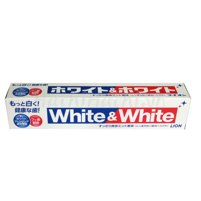 KEM ĐÁNH RĂNG LÀM TRẮNG WHITE &amp; WHITE 150G