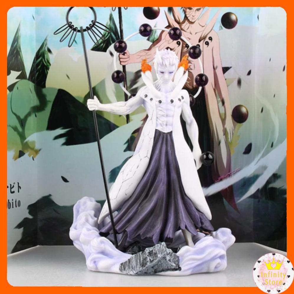 MÔ HÌNH UCHIHA MADARA / UCHIHA OBITO LỤC ĐẠO 27CM CỰC ĐẸP INFINY DECOR