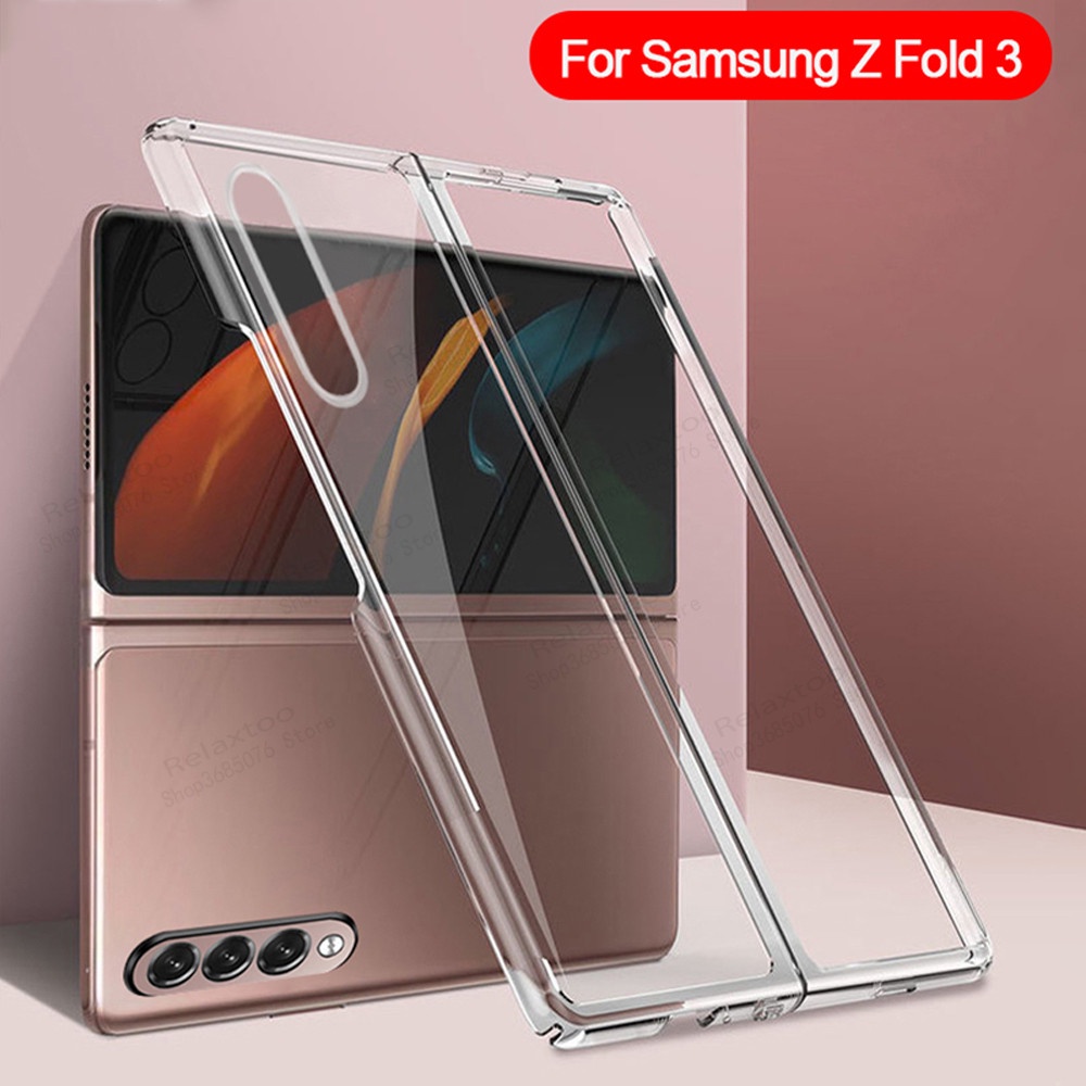 Ốp Điện Thoại Trong Suốt Siêu Mỏng Cho Samsung Galaxy Z Fold 3 5G SS Z Fold4 5G Z Flod 2 Fold 4 / 3 SS Z Fold 5 5G