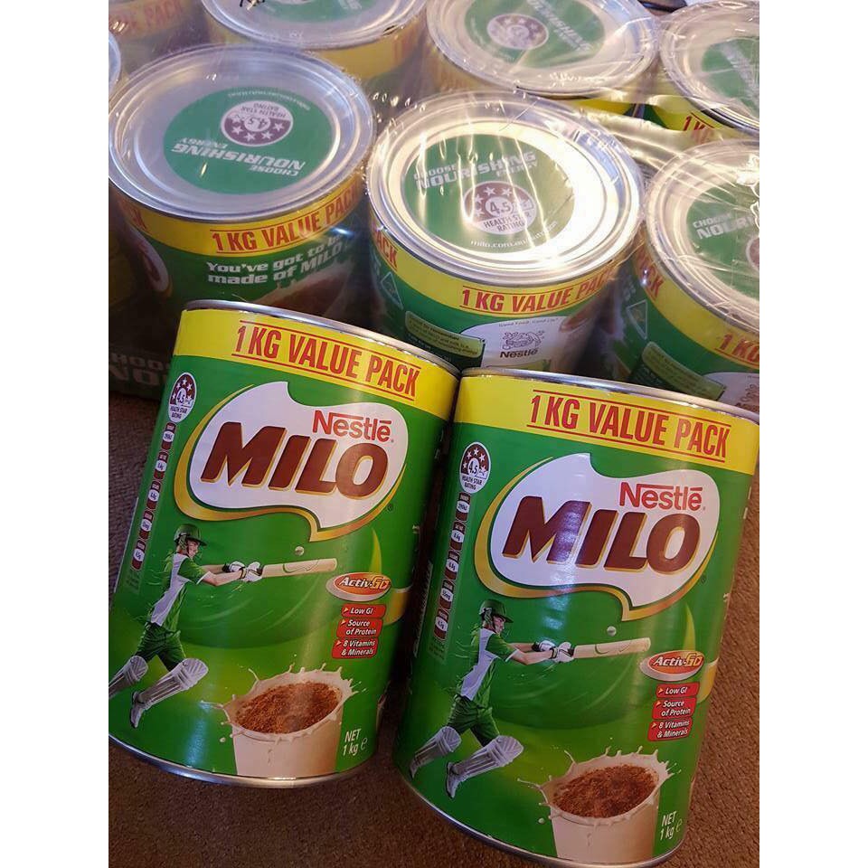 Sữa Milo Úc chính hãng 1kg date 2020