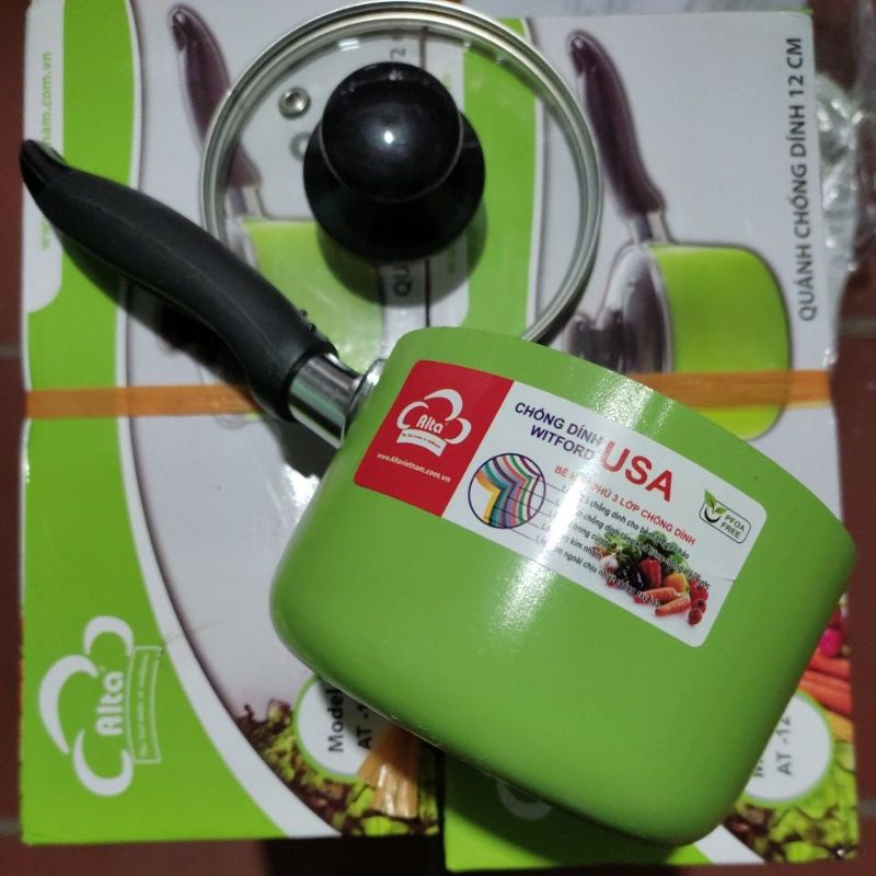 nồi quấy bột Alta cao cấp, quánh chống dính 12cm
