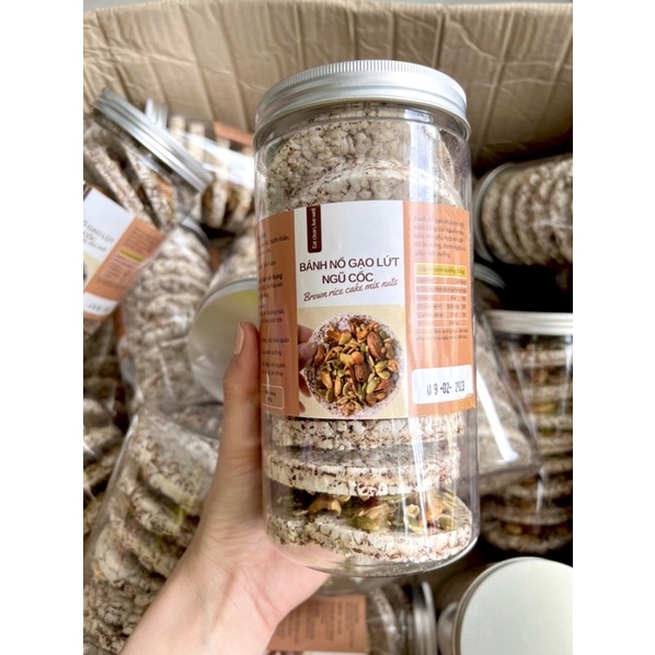 BÁNH GẠO LỨT MIX HẠT NƯỚNG MẬT ONG HỦ 250g