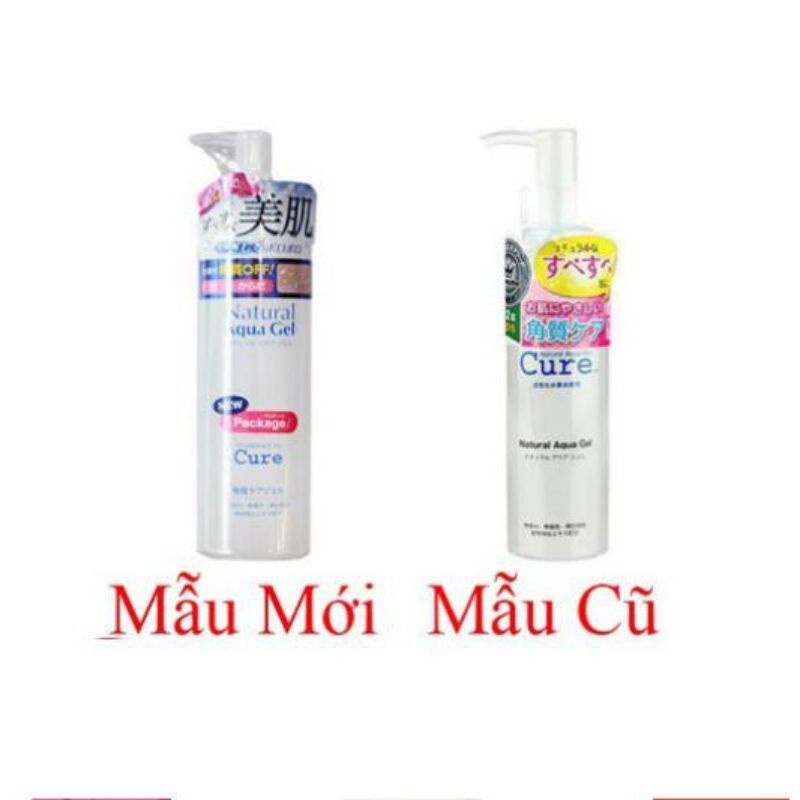 Tẩy Da Chết, Gel Tẩy Tế Bào Chết Cure Natural Aqua Gel Nhật Bản 250g Hàng Chính Hãng