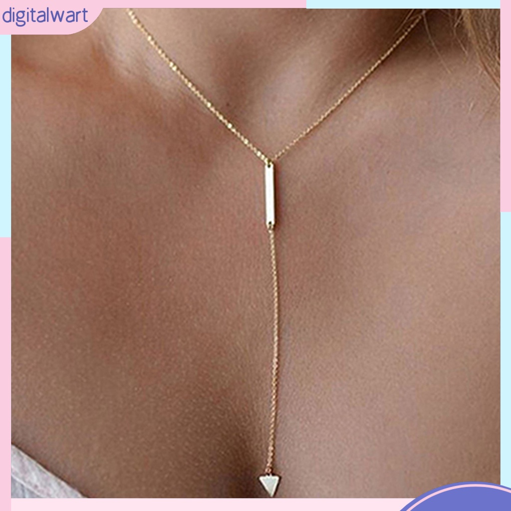 Dây chuyền kim loại thiết kế thanh lịch đơn giản nhỏ xinh dành cho nữ