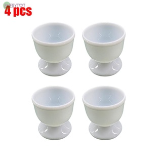 Egg Cup 4 / 8 Pcs Accessories Cup Holder Egg Scoop Hard Plastic Egg Rack