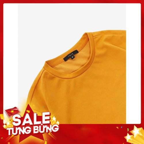Áo thun nam ngắn tay không cổ TATE phông trơn trái tim Parttime -Hàng nhập khẩu