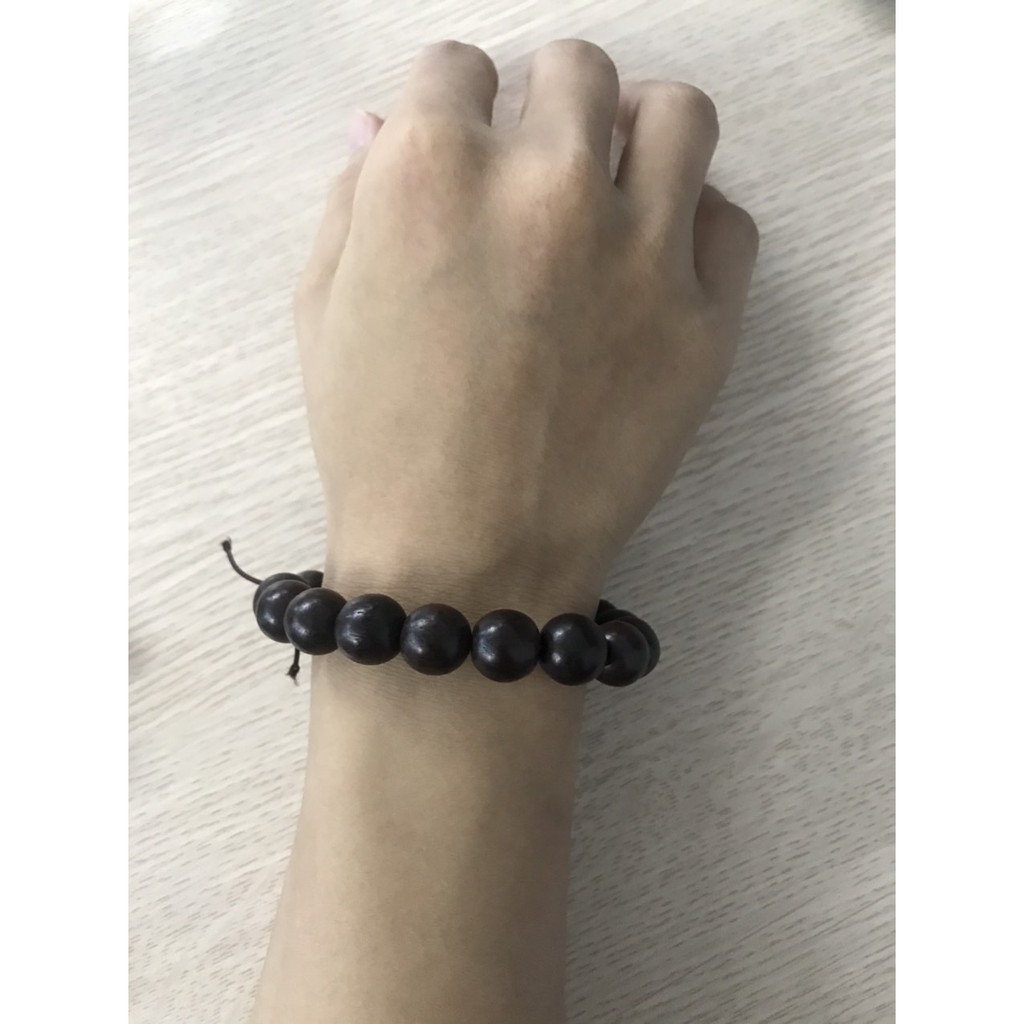 Vòng tay gỗ Hương 12 ly 📌FREESHIP📌 Vòng phong thủy đeo tay may mắn ( PKG059 ) | BigBuy360 - bigbuy360.vn