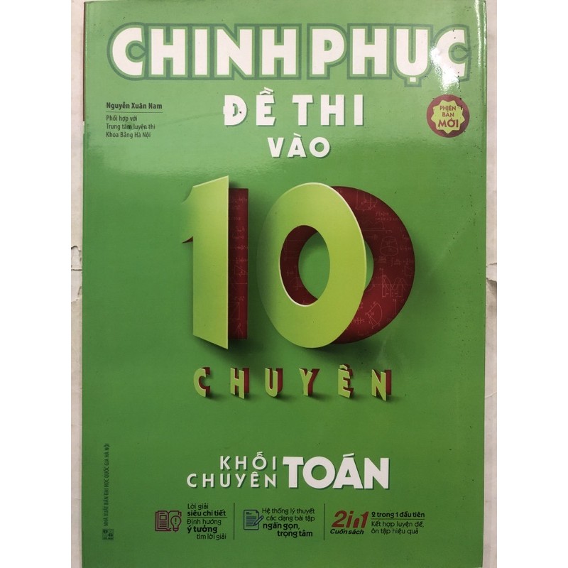 Sách - Chinh phục đề thi vào 10 Chuyên Toán