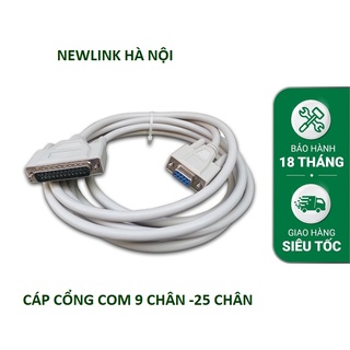 Cáp cổng com RS 232 9 chân âm sang LPT 25 chân dương cao cấp
