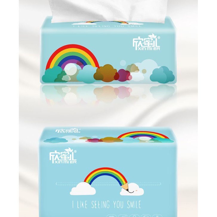 Giấy ăn cầu vồng Siêu Dai. chính hãng ximier ( nội địa trung )100%